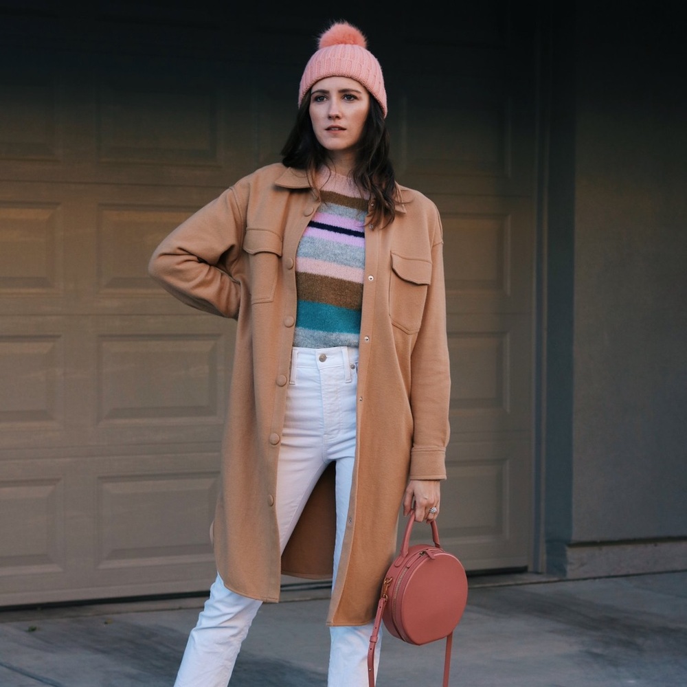 Vince Camuto Camel Shacket